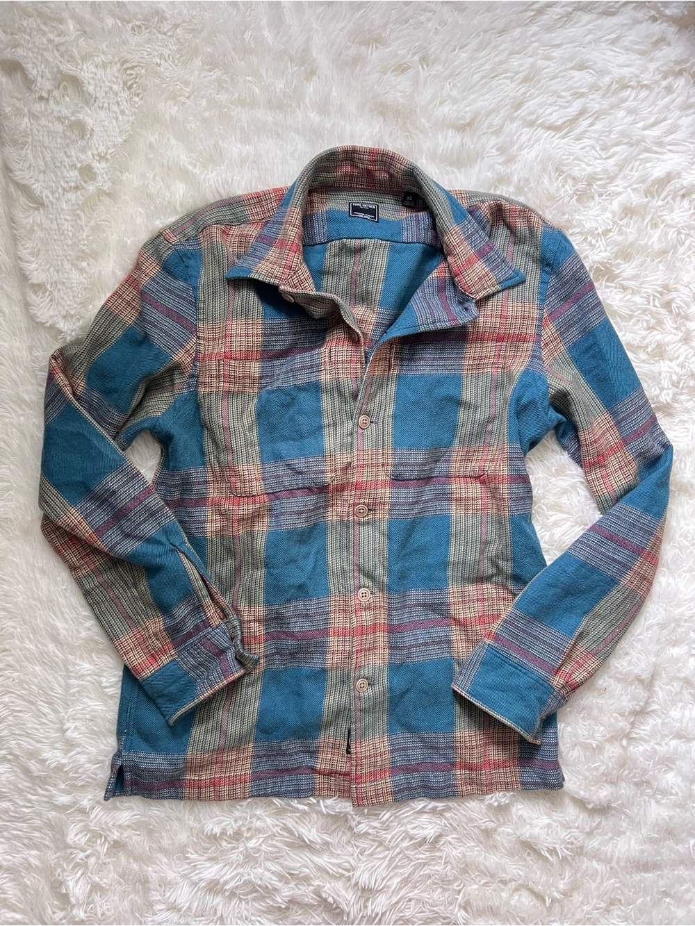 Todd Snyder Relaxed Plaid Flannel Overshirt